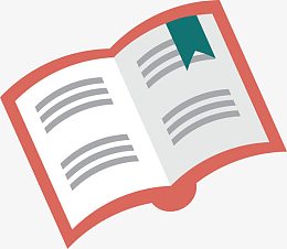 打开的书本矢量图