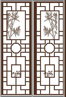 中式木门素材-中式木门png图片下载-觅元素