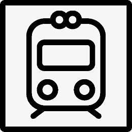 城市火车站图标
