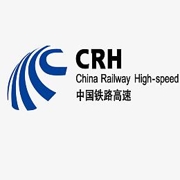 中国铁路高速标志矢量图