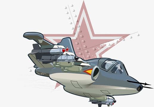 战机卡通素材_战机卡通图片元素-觅元素