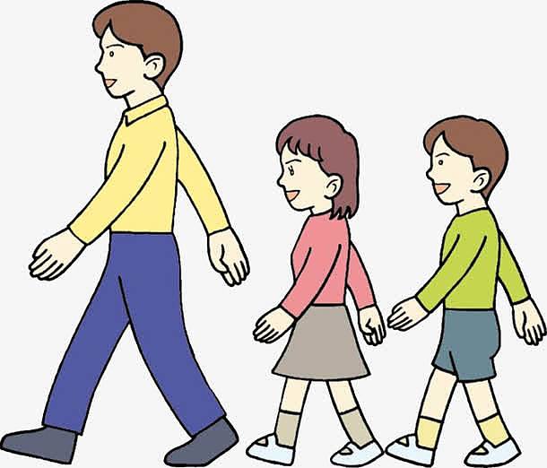 卡通路人们
