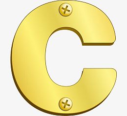 金色金属艺术字矢量图