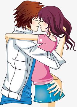 男女拥抱