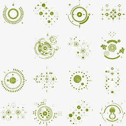 不规则圆形花纹