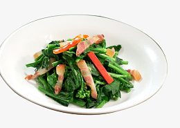 腊肉芥蓝苗