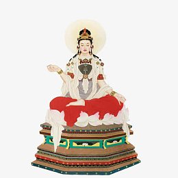 观音彩绘画佛教素材图片
