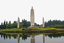 大理三塔摄影