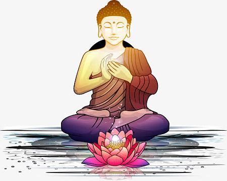 如来佛佛道海报背景素材pngh5素材如来佛祖png佛教神像素材psdjpg黄色