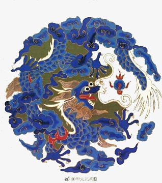 蓝色的龙