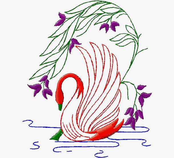 刺绣花样图片素材免费下载_觅元素