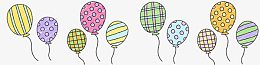 卡通素材手绘动漫图片 卡通气球