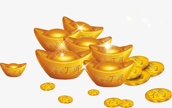 金融金币元宝素材_金融金币元宝图片元素-觅元素