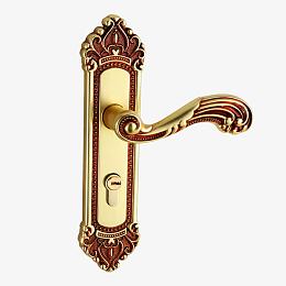 金色欧式门锁