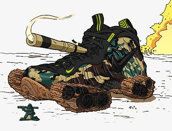 坦克球鞋