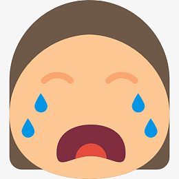 哭泣的小女孩