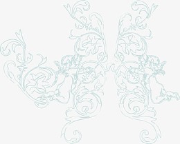 刺绣花纹矢量图