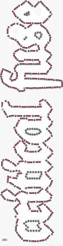 矢量花纹十字绣素材