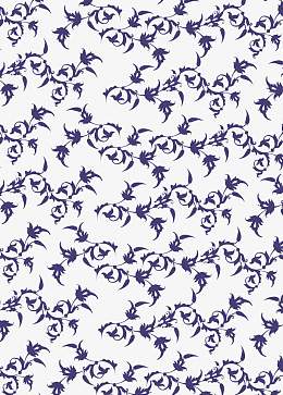 矢量花纹十字绣素材