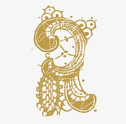 刺绣花纹矢量图