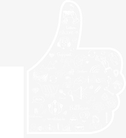 竖起大拇指