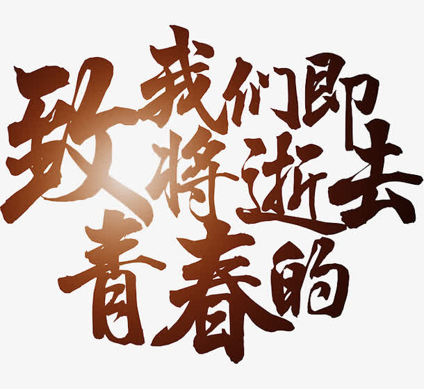 致即将逝去的青春