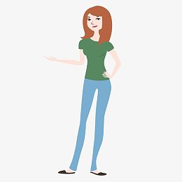 迎接顾客的美女服务员