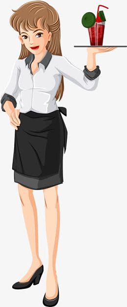 女生服务员
