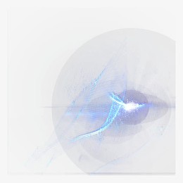 蓝色动感光圈矢量