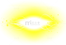 黄色光效素材