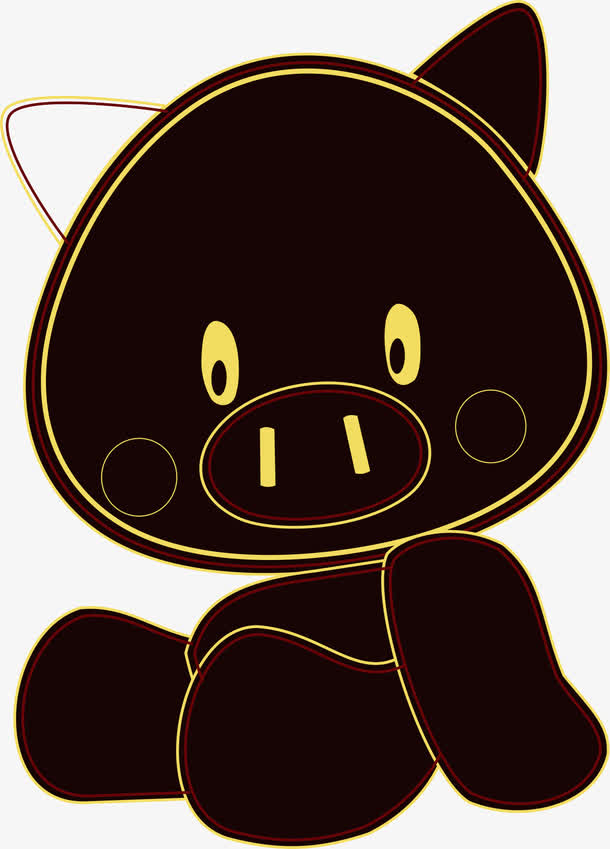 关键词 : 卡通,黑色,黄光,小猪[声明] 觅元素所有素材为用户免费分享