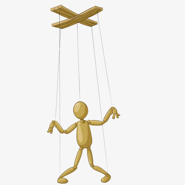 悬挂在木桩上的木偶免抠素材免费下载_觅元素51yuansu.com