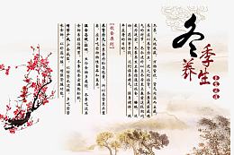 养生之道冬季养生海报设计