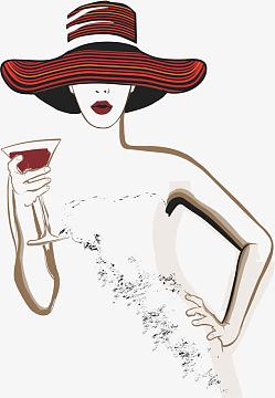 喝酒人物素材_喝酒人物图片元素-觅元素