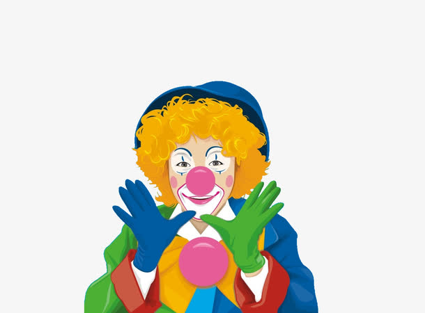 关键词 : 小丑,卡通,彩色,魔术