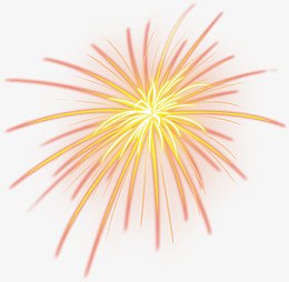 放射性星光火光烟花效果