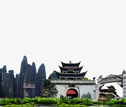 大理丽江古镇风景免费高清图片
