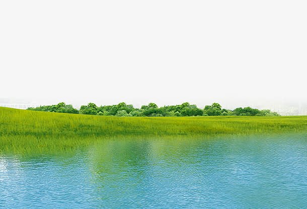大自然绿色河流