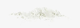 白色漂亮雪堆
