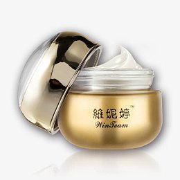 金色瓶装精华面霜