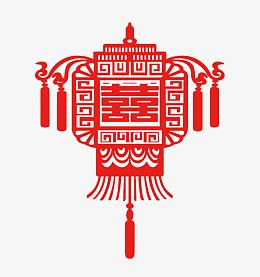 灯笼剪纸