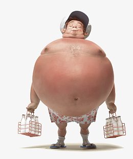 送牛奶的大胖子