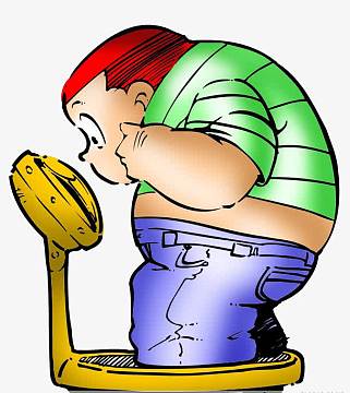 卡通骑自行车的胖子素材png吃鸡腿的男人aipng边走边吃的胖子png手绘