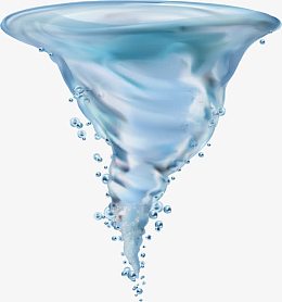 旋转的水流