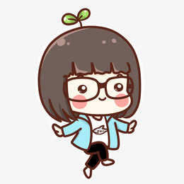 头上长草的女孩