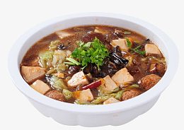 豆腐炖肉菜