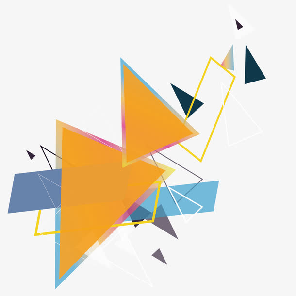 矢量三角形装饰