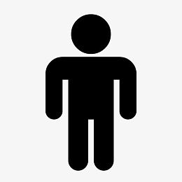 男厕所标志图标