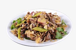 毛葱炒鸡胗