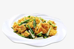 小葱炒鸡蛋